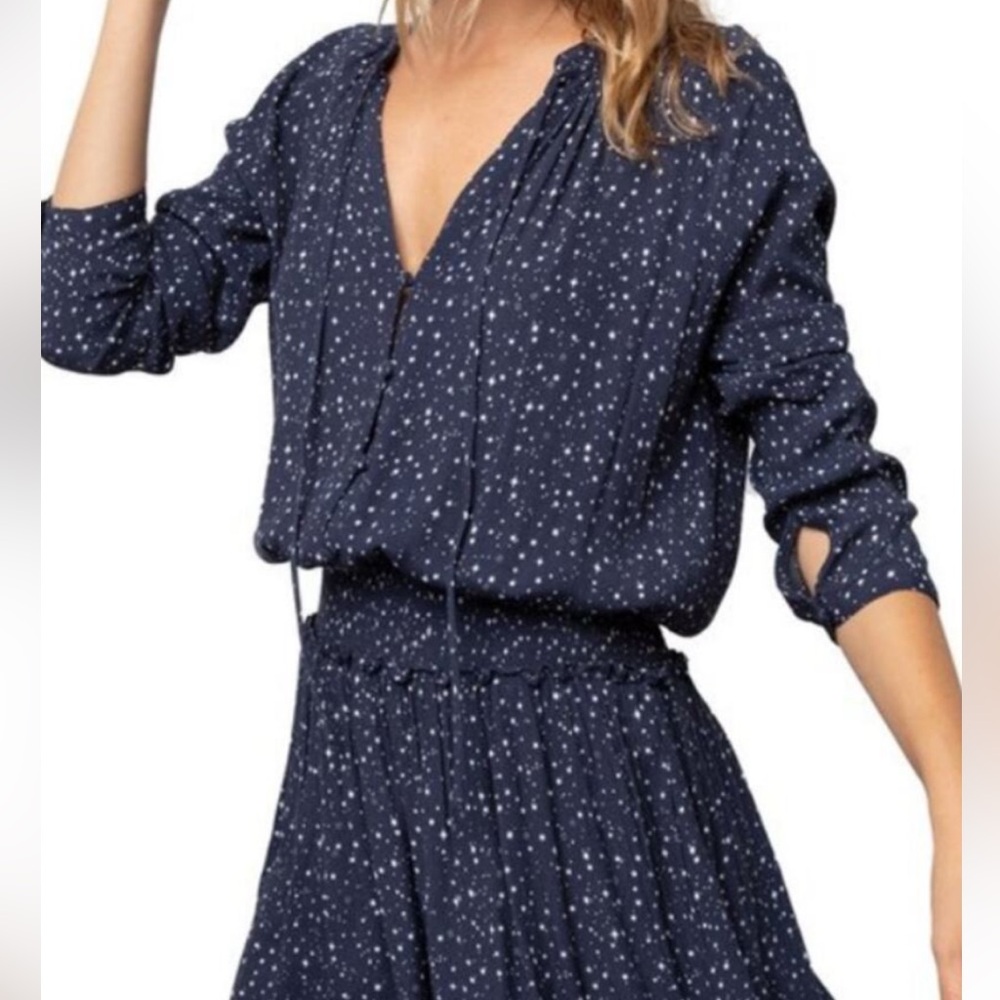Rails Celestial Print Dress in Dark Blue and White Size XS